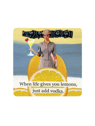 Snarky Coaster | Life Lemons Vodka