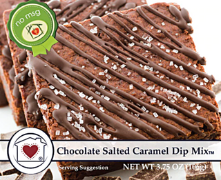 Chocolate Salted Caramel Dip Mix