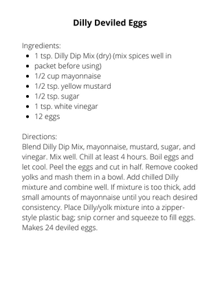 Dilly Dip Mix